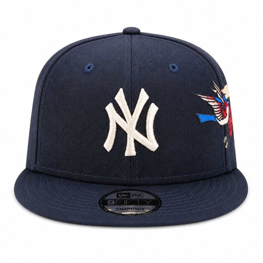 New York Yankees City Art Snapback Hat Navy Adjustable NY Baseball Cap